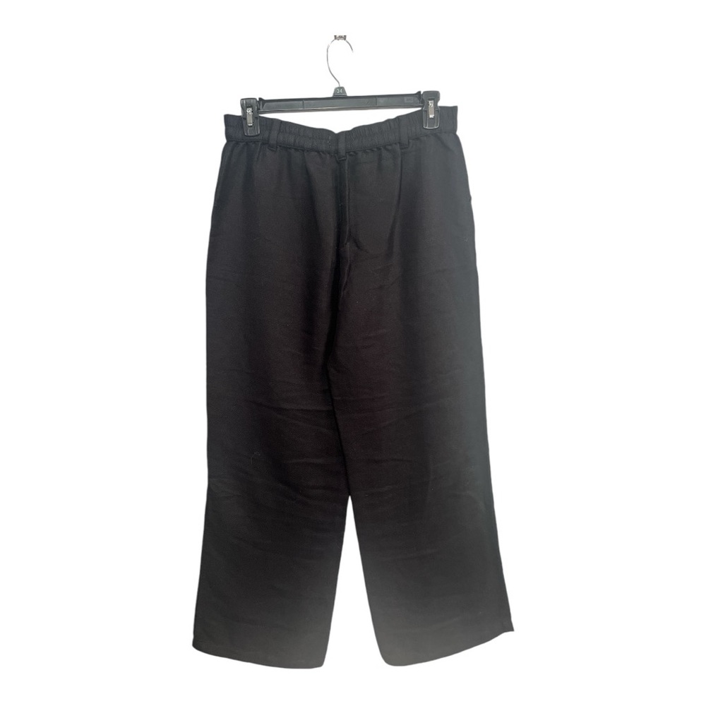 Coldwater Creek black linen blend pants. Size medium